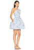 Paula Dress In Multi Blue