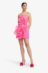 Floret Mini Dress - Fuchsia