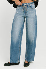 Rylee High Rise Barrel Jeans