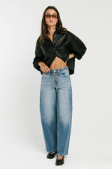Rylee High Rise Barrel Jeans