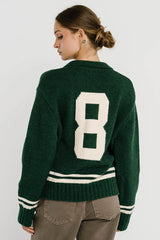 Polly Knit Jacket in Green