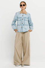 Andy Contrast Denim Jacket