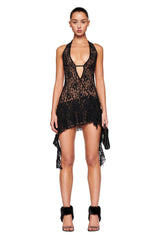Irisia Lace Dress - Black
