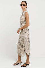 Sienna Satin Midi Dress