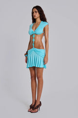 Oceya Cut-out Mini Dress