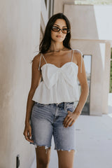 Jenny Distressed Denim Shorts