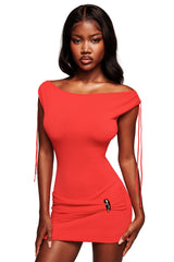 Sugar Mini Dress - Red