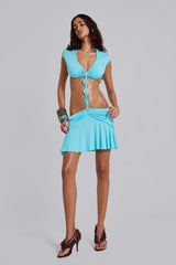 Oceya Cut-out Mini Dress