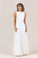Starwoven Lace Maxi Dress White