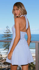 Skye Mini Dress - Blue