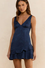 Midnight Memories Mini Dress Navy