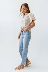 Jojo Slim Wide Leg Jeans