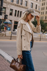 Presley Cropped Trench Coat