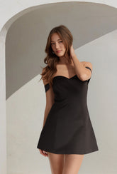 Roman Off The Shoulder Mini Dress