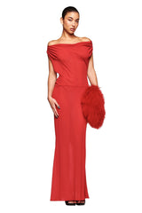 Kahlo Maxi Dress - Red