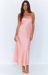 Maiah Pink Maxi Dress