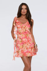 Summer Pastures Mini Dress Orange