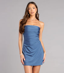 Last Call Strapless Mini Dress