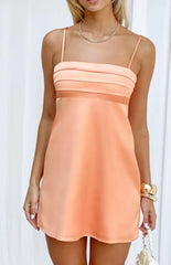 Chantell Orange Mini Dress