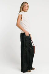 Olivia Cowl Neck Blouse in Ivory