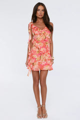 Summer Pastures Mini Dress Orange