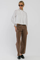 Sadie Pleated Top