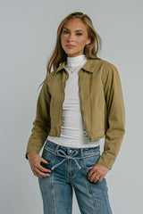 Ryder Washed Denim Cropped Jacket