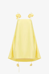 Fiona Rose Mini Dress - Sorbet Yellow