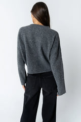Maci Cardigan in Charcoal