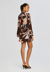 Fern Front Wrap Mini Dress