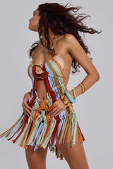 Feliz Hand-Crafted Macrame Dress