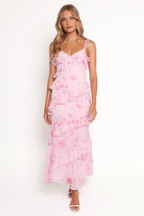 Virginia Maxi Dress - Lilac Floral