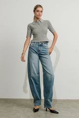 Remy Mid Rise Horseshoe Jeans