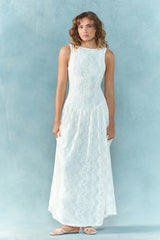 Starwoven Lace Maxi Dress White