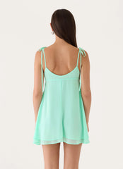 Ditzy Mini Dress - Mint