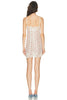 Slip Dress In White Red
