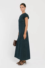 Ellianna Maxi Dress in Denim