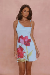 Made Of Pretty Mini Dress Blue