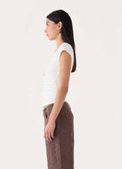 Derrie White Top - White