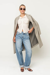 Danni Striped Collared Top