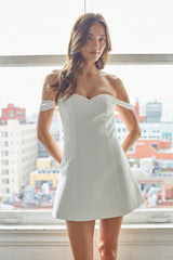 Roman Off The Shoulder Mini Dress