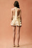 Siedres For Fwrd Halter Mini Dress In Yellow