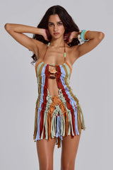 Feliz Hand-Crafted Macrame Dress