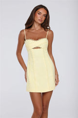 Summer Lane Mini Dress Yellow
