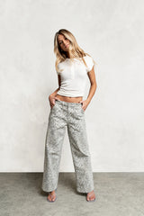 Halsey Leopard Jeans
