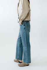 Elise Wide Leg Jeans in Medium Wash